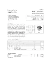 IRF7325PBF數據表 封面