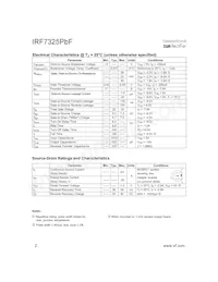 IRF7325PBF數據表 頁面 2