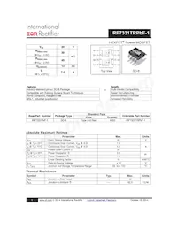 IRF7331TRPBF-1 Datasheet Cover