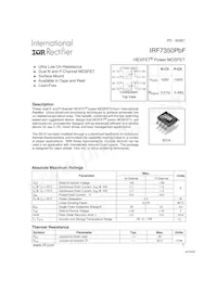 IRF7350TRPBF Datasheet Cover
