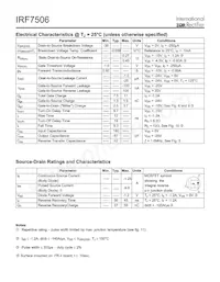 IRF7506TR Datasheet Page 2