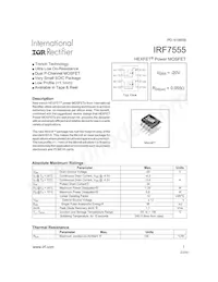 IRF7555TR Datasheet Cover