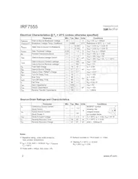 IRF7555TR Datasheet Page 2