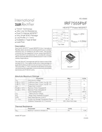 IRF7555TRPBF Datasheet Cover