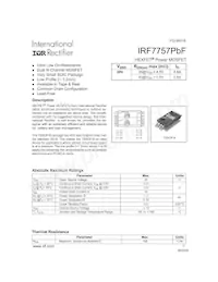 IRF7757TRPBF Datasheet Cover