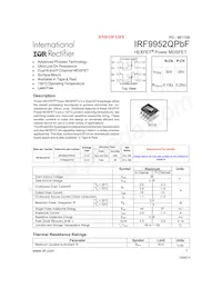 IRF9952QTRPBF Datasheet Cover