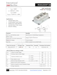 IRG5U200HF12B Datenblatt Cover