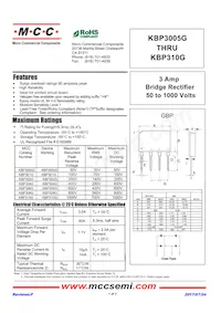 KBP310G-BP Datenblatt Cover