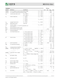 MCC312-12IO1 Datasheet Page 2