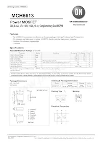 MCH6613-TL-E Datasheet Copertura