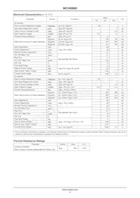 MCH6660-TL-H Datasheet Pagina 2