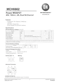 MCH6662-TL-H Datasheet Copertura
