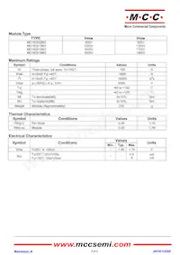 MD160S16M3-BP Datasheet Page 2
