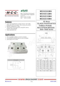 MD50S16M4-BP Datasheet Cover