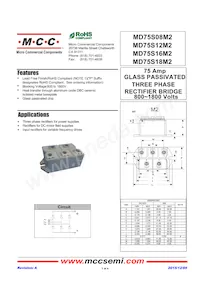 MD75S16M2-BP Datasheet Cover