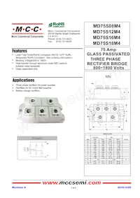 MD75S16M4-BP Datasheet Cover