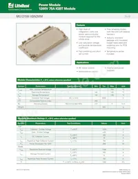 MG1275W-XBN2MM Datasheet Cover