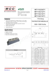 MT110C16T1-BP Datasheet Cover