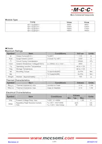 MT110CB16T1-BP Datasheet Pagina 2