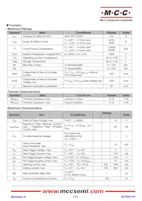 MT130CB16T2-BP Datasheet Page 3