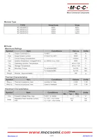 MT160CB16T2-BP Datasheet Pagina 2
