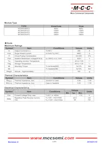 MT200CB16T2-BP Datasheet Pagina 2