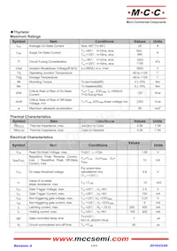 MT25CB16T1-BP Datasheet Pagina 3