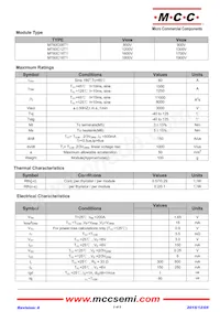 MT60C16T1-BP Datasheet Page 2