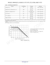 NSBC114TF3T5G Datasheet Page 2