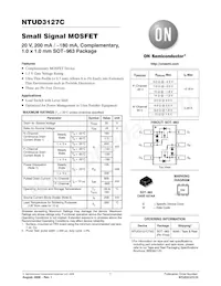 NTUD3127CT5G數據表 封面