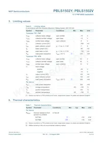 PBLS1502V Datasheet Page 4