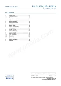 PBLS1502V Datasheet Page 15