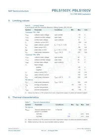 PBLS1503V Datasheet Page 4
