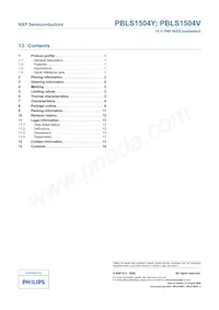 PBLS1504V Datasheet Page 15
