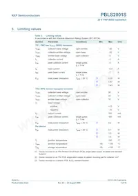PBLS2001S Datasheet Page 4