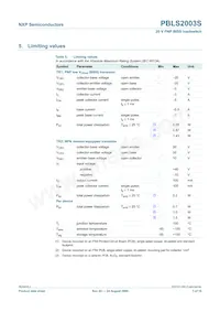 PBLS2003S Datasheet Page 4