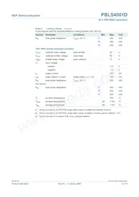 PBLS4001D Datasheet Page 4
