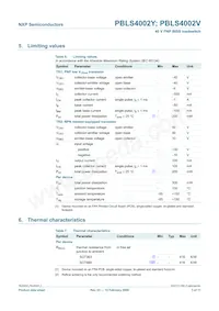 PBLS4002V Datasheet Page 4