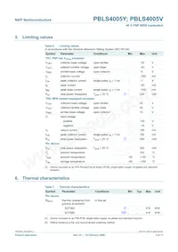 PBLS4005V Datasheet Page 4