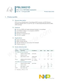 PBLS6021D 데이터 시트 페이지 2