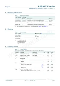 PBRN123ES Datasheet Page 3