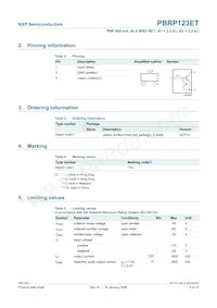 PBRP123ET Datasheet Page 3