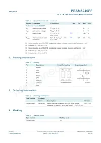 PBSM5240PF Datasheet Page 2