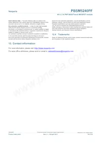 PBSM5240PF Datasheet Page 19