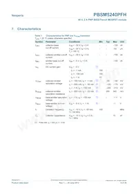 PBSM5240PFH Datasheet Page 9