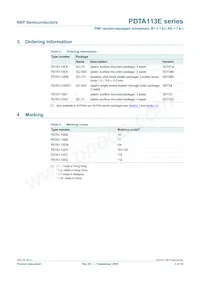 PDTA113ES Datasheet Page 4