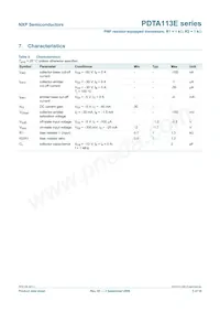 PDTA113ES Datasheet Page 6