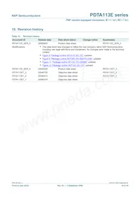 PDTA113ES Datasheet Pagina 17