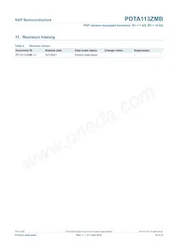 PDTA113ZMB Datasheet Pagina 10