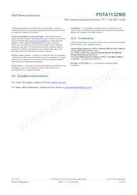 PDTA113ZMB Datasheet Pagina 12